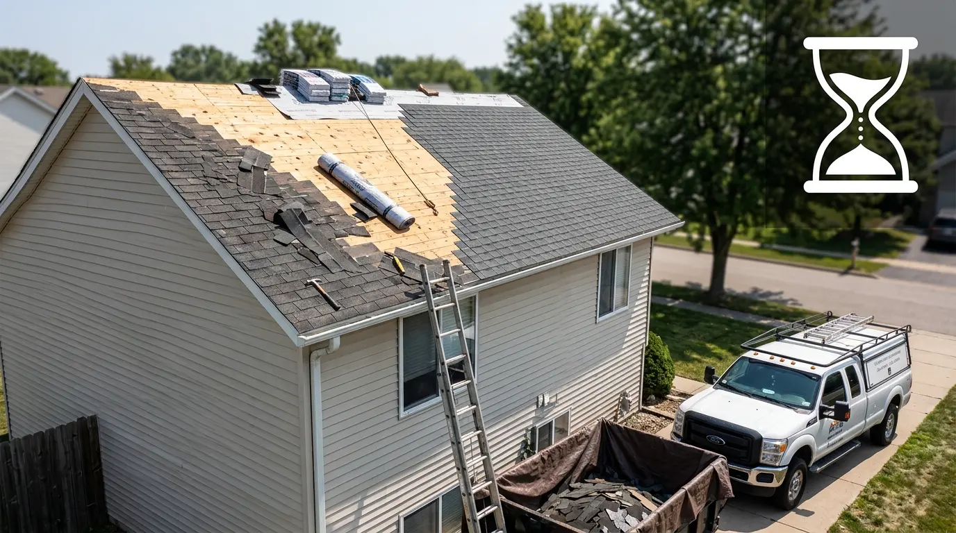 How long does a roofing project take Connecticut